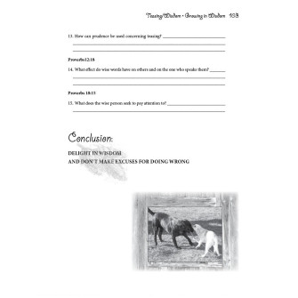 Growing in Wisdom Bible Study