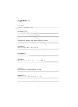 Living the Fruitful Life Bible Study- Digital