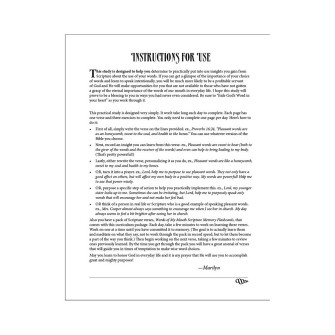 Words of Wisdom Bible Study-Digital