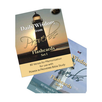 Daily Wisdom From Proverbs - Set 1 and Set 2-Digital Flashcards