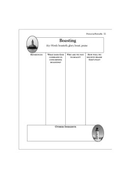 Level 8- Power in Proverbs Bible Curriculum