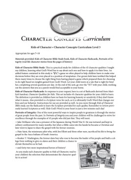 Instructions for use - Level 7- Words of Wisdom Curriculum - ID 185