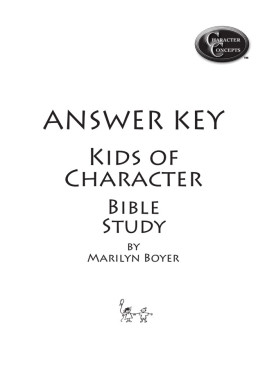 Instructions for use - Level 3- Kids of Character Curriculum - ID 160