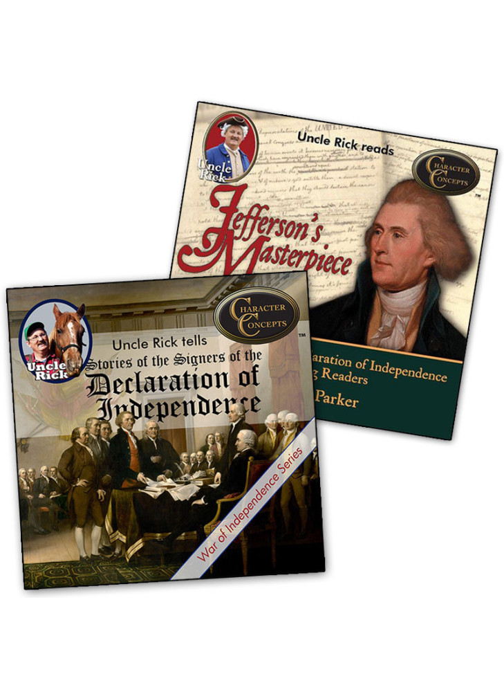 Uncle Rick reads Jefferson’s Masterpiece & The Signers of the Declaration of Independence [Audio download]
