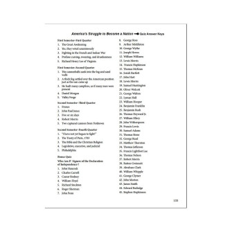 America's Struggle to Become a Nation -Teacher's Guide- Timeline of the Revolution