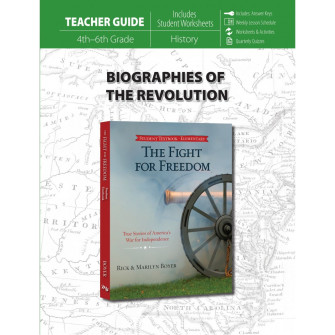 The Fight for Freedom Teacher's Guide- Biographies of the Revolution