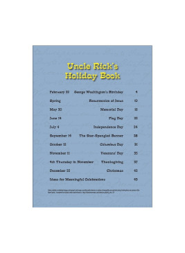 Uncle Rick's Holiday E-book