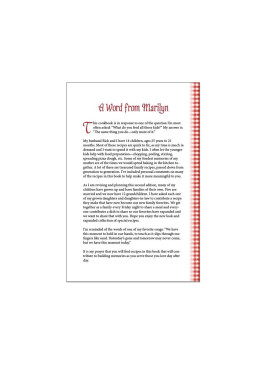 Homemade with Love : Treasured Family Recipes of Marilyn Boyer