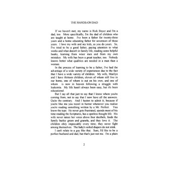 The Hands-on Dad E-book