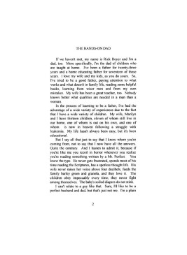 The Hands-on Dad E-book