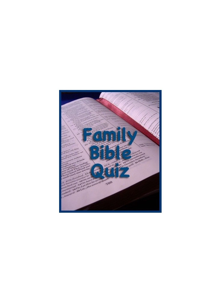 Family Bible Quiz Answers [Downloadable]