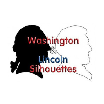 Washington and Lincoln Silhouettes